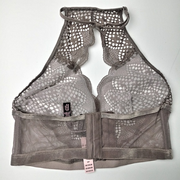 NWT Victoria's Secret Mesh Halter Bralette - Picture 7 of 8